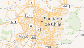Online-Karte von Santiago de Chile