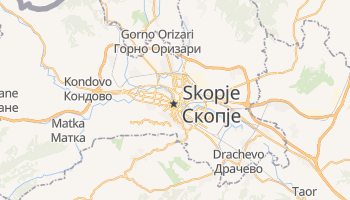 Online-Karte von Skopje