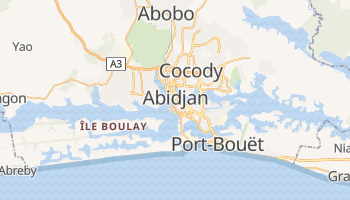 Abidjan online kort