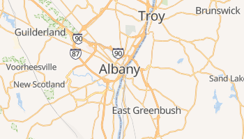 Albany online kort
