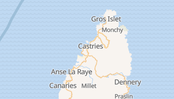 Castries online map