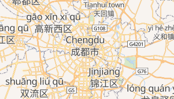 Chengdu online kort
