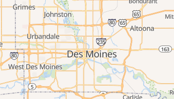 Des Moines online map