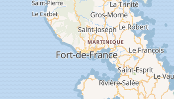 Fort-de-France online map