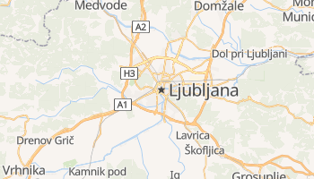 Ljubljana online kort