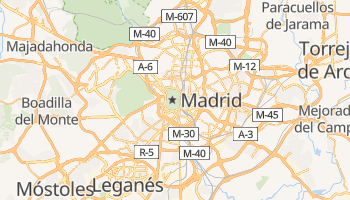 Madrid online kort