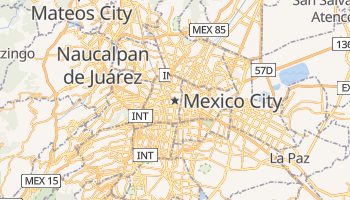 Mexico City online kort