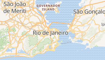 Rio de Janeiro online kort