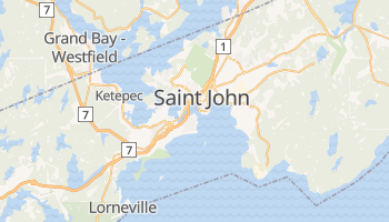 Saint John online kort