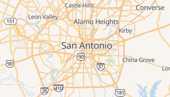 San Antonio online map