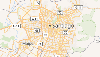 Santiago online map