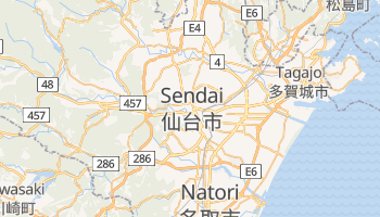 Sendai online kort
