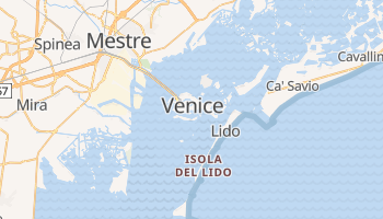 Venedig online kort