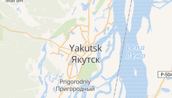 Yakutsk online kort