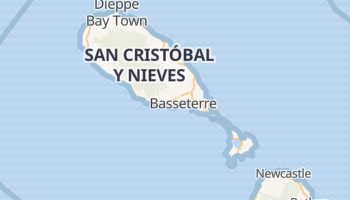 Mapa online de Basseterre