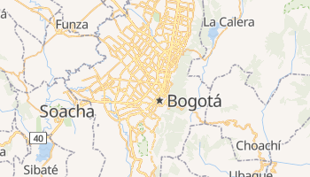 Mapa online de Bogotá