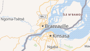 Mapa online de Brazzaville