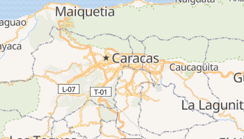 Mapa online de Caracas