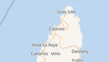 Mapa online de Castries