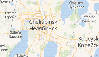 Mapa online de Cheliábinsk