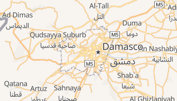 Mapa online de Damasco
