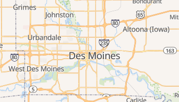 Mapa online de Des Moines