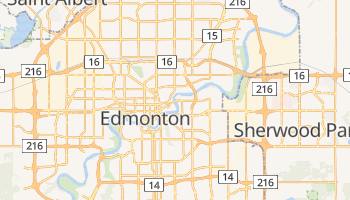 Mapa online de Edmonton