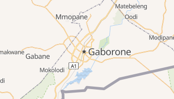 Mapa online de Gaborone