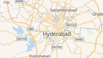 Mapa online de Hyderabad