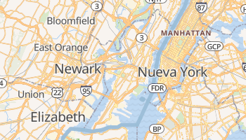 Mapa online de Jersey City