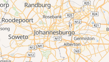 Mapa online de Johannesburgo