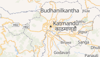 Mapa online de Katmandú