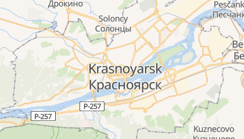 Mapa online de Krasnoyarsk