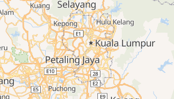 Mapa online de Kuala Lumpur