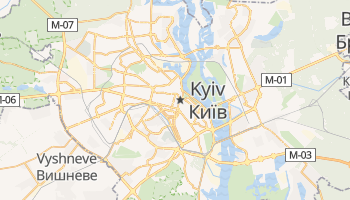 Mapa online de Kiev