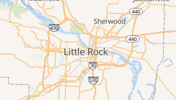 Mapa online de Little Rock