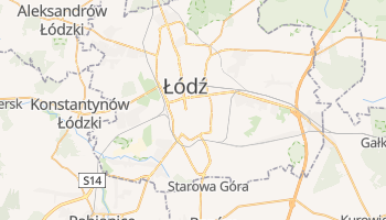 Mapa online de Łódź