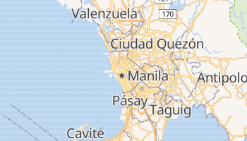 Mapa online de Manila