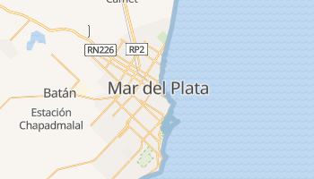 Mapa online de Mar del Plata