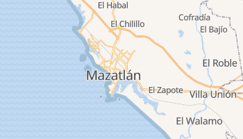 Mapa online de Mazatlán