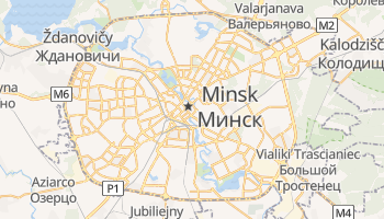 Mapa online de Minsk