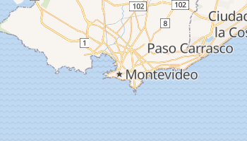 Mapa online de Montevideo
