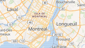 Mapa online de Montreal