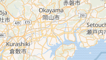 Mapa online de Okayama