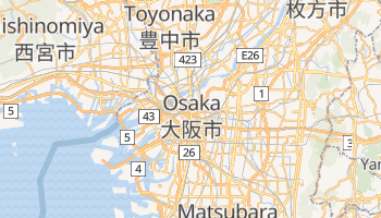 Mapa online de Osaka