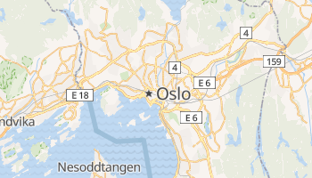 Mapa online de Oslo
