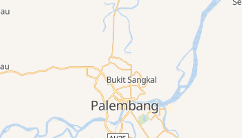 Mapa online de Palembang