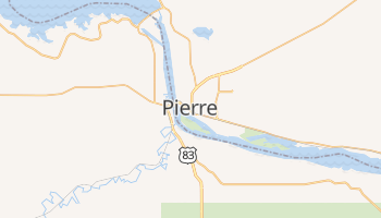Mapa online de Pierre