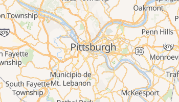 Mapa online de Pittsburgh