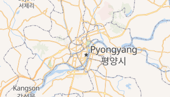 Mapa online de Pyongyang
